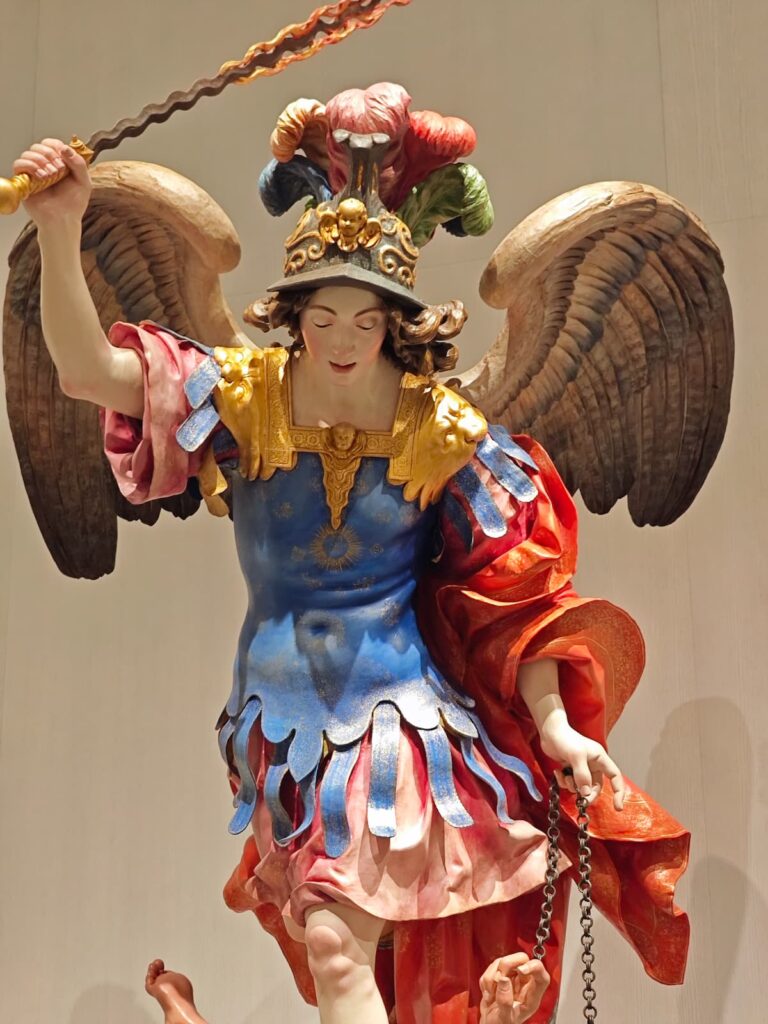 El arcángel San Miguel venciendo al demonio. La Roldana