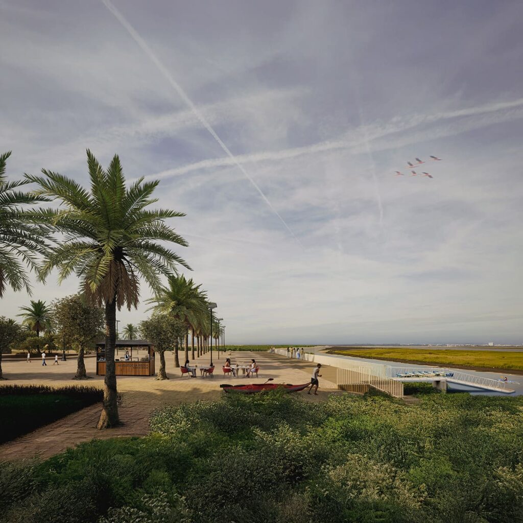 Muelle de la Ribera de Moguer