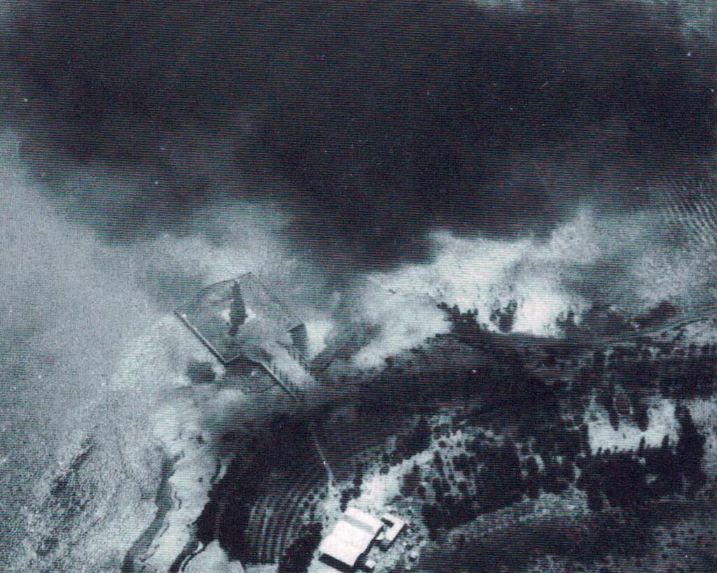 Fotografía tomada desde el Graf Zeppelin, el 24 de abril de 1929